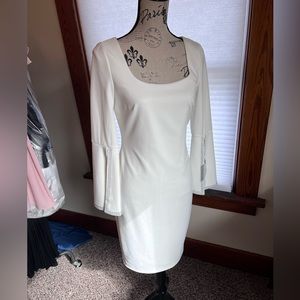 NWT Calvin Klein white formal dress